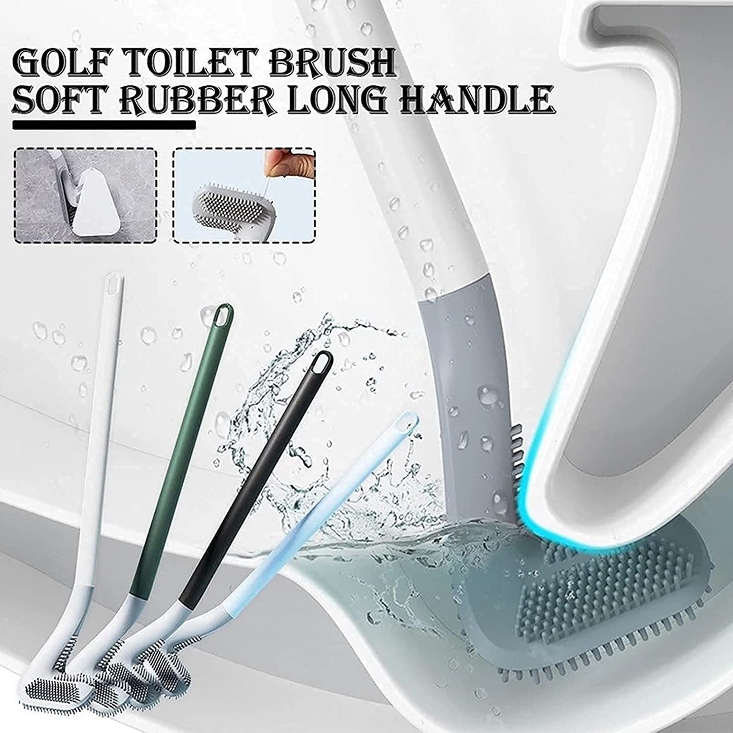 Golf Silicon Toilet Brush