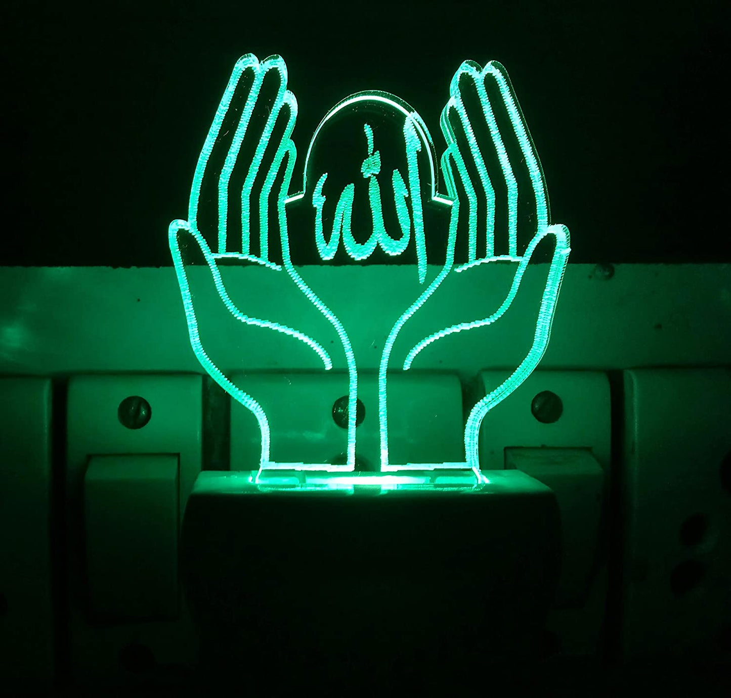 3D " DUA  " Beautifully Colour Changing Lamp