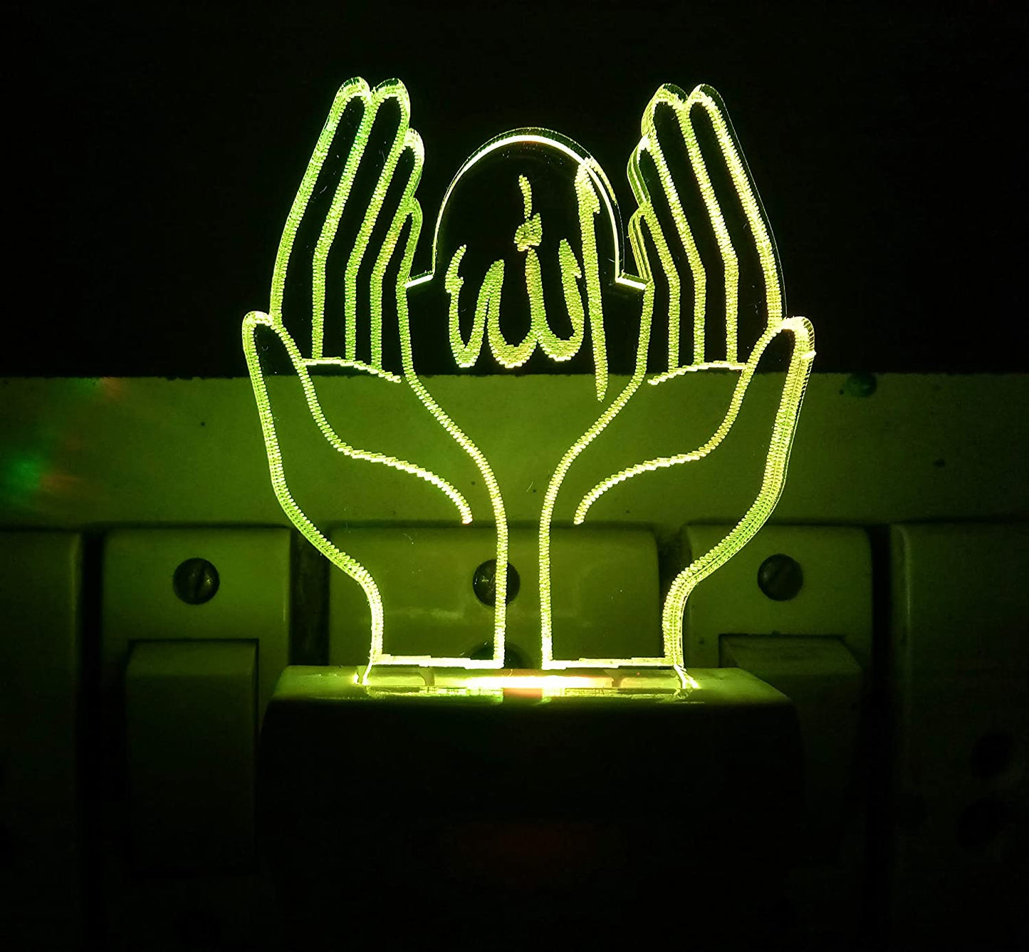 3D " DUA  " Beautifully Colour Changing Lamp