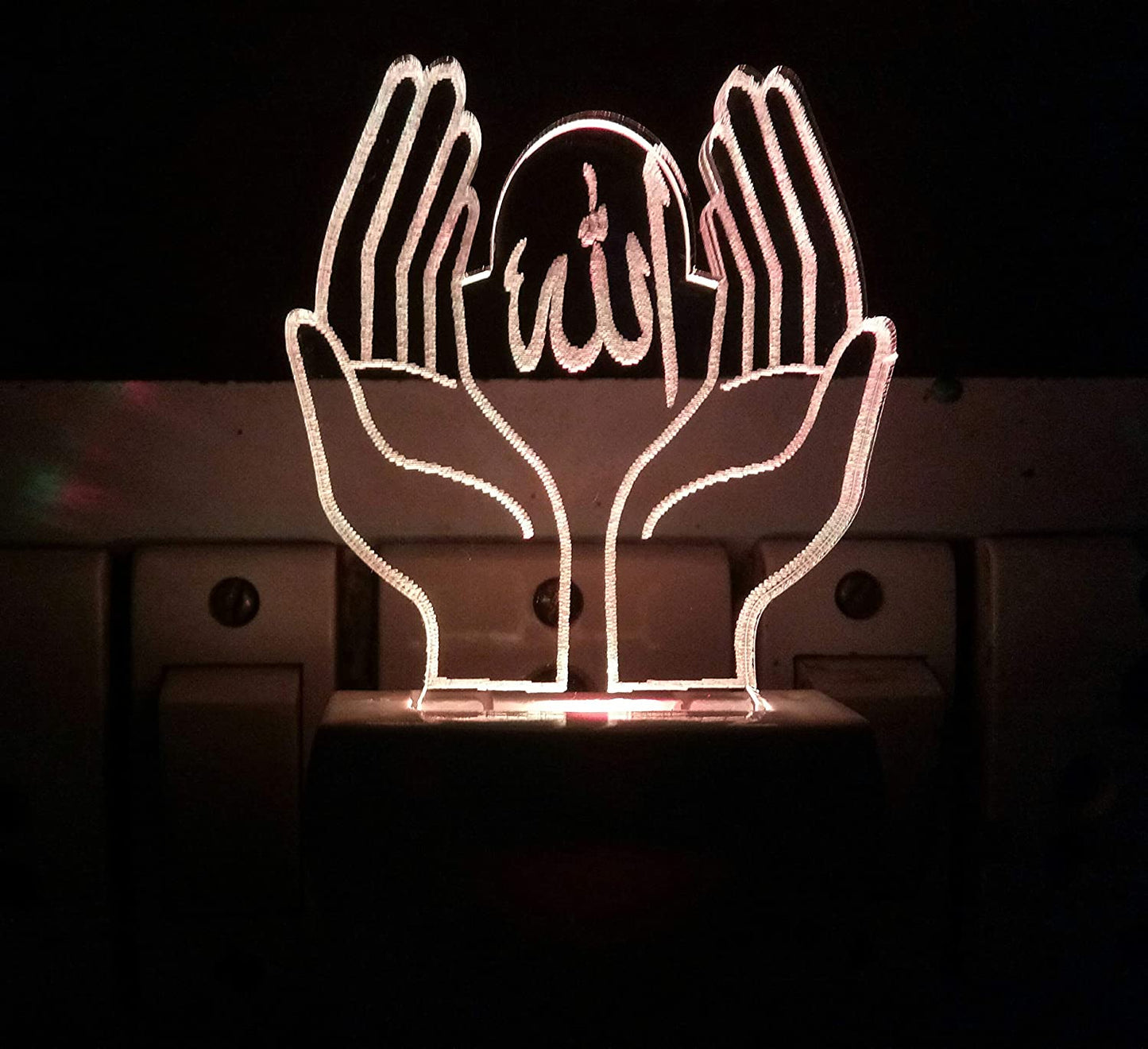 3D " DUA  " Beautifully Colour Changing Lamp