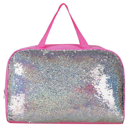 Sequin Secret Message Lightweight Travel Pouch Bag