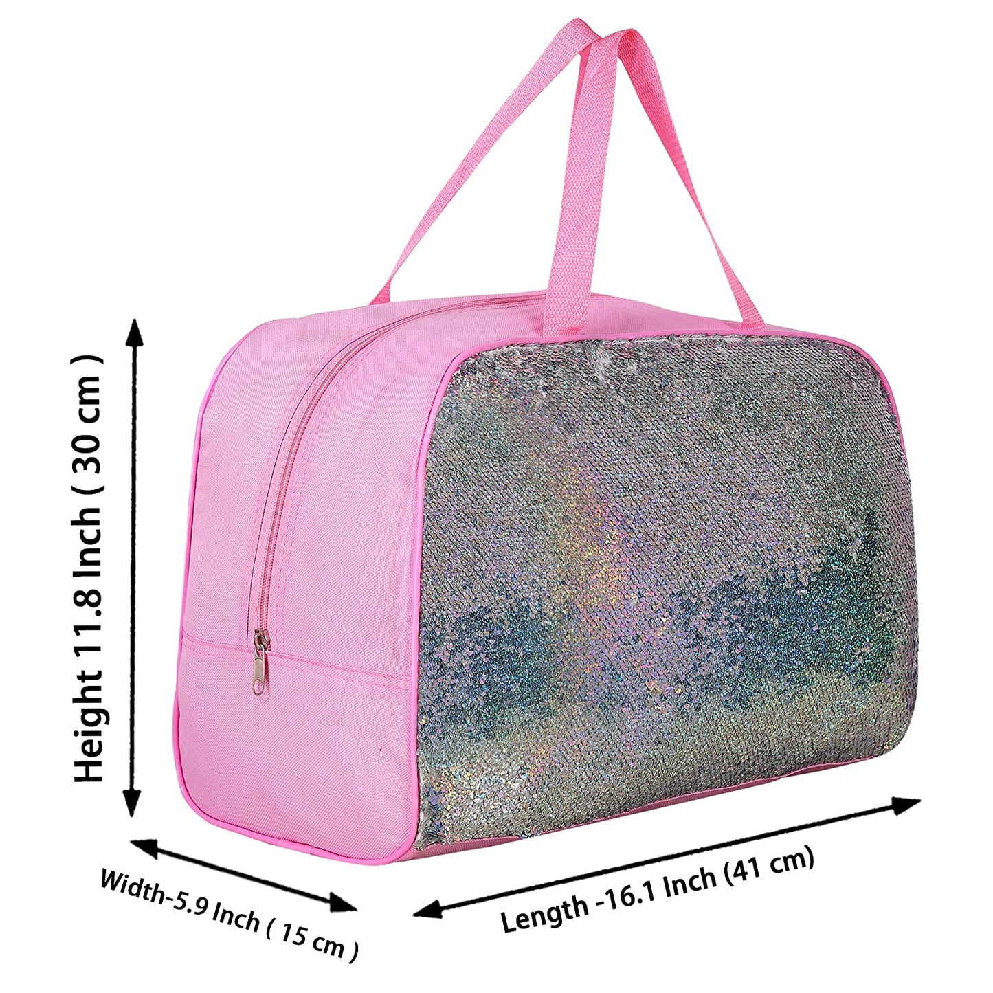 Sequin Secret Message Lightweight Travel Pouch Bag