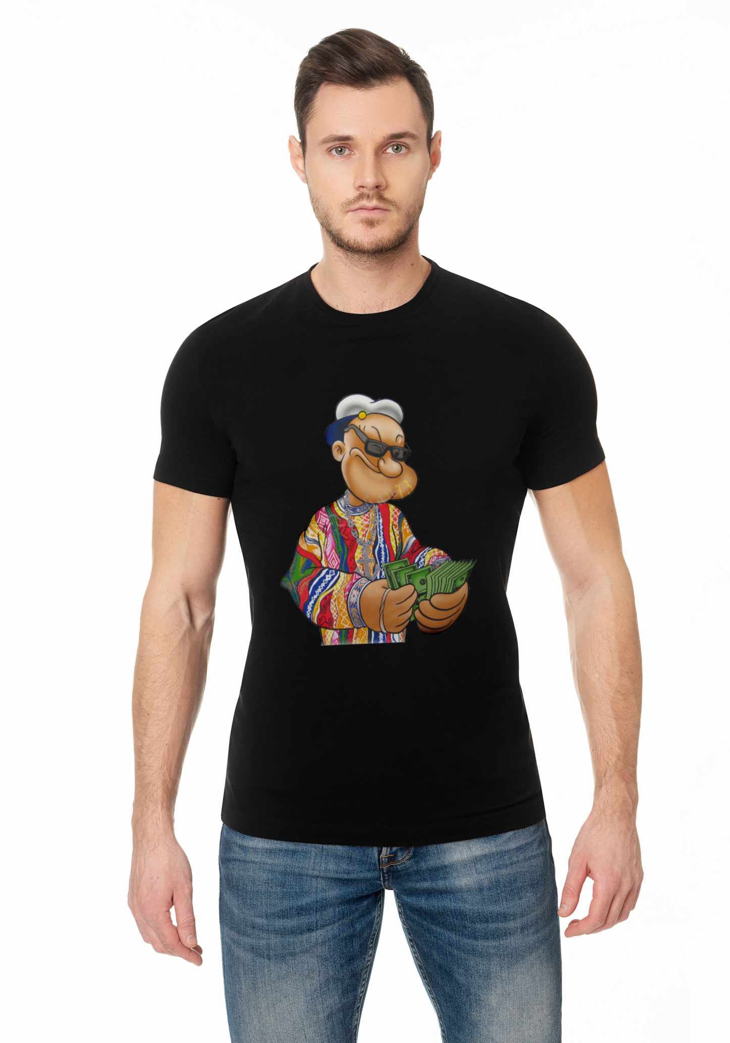 Popeye Half Sleeve T-shirt for Men