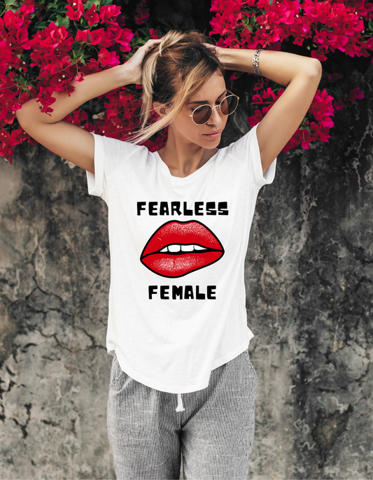 Fearless female Half Sleeve T-shirt for Women