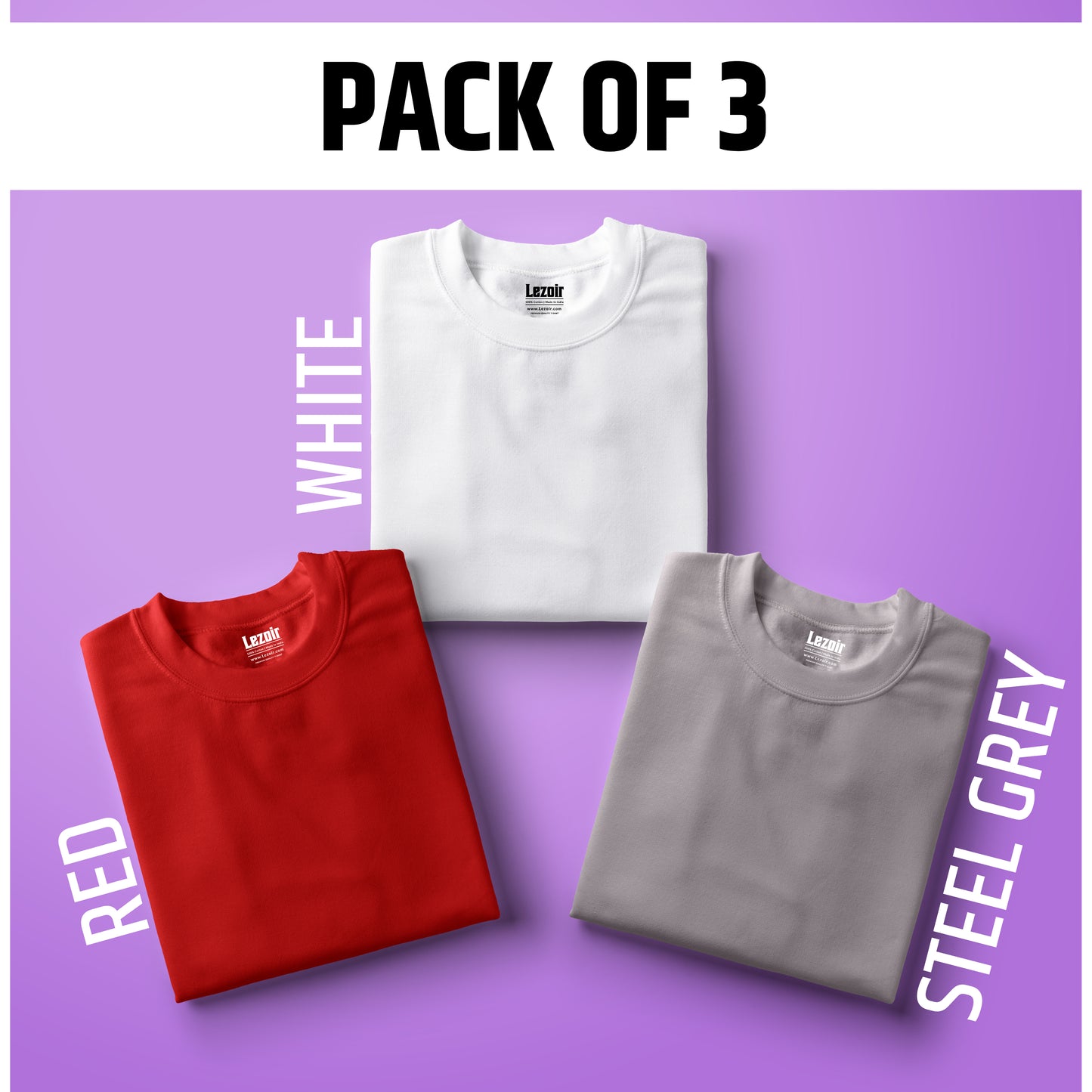 Choose your own Combo of 3  Half Sleeve T-shirt