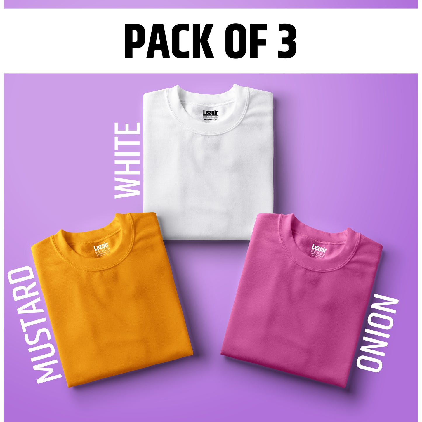 Choose your own Combo of 3  Half Sleeve T-shirt