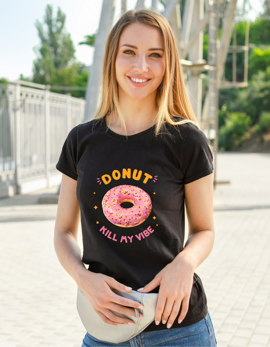 Donut Half Sleeve T-shirt for Women