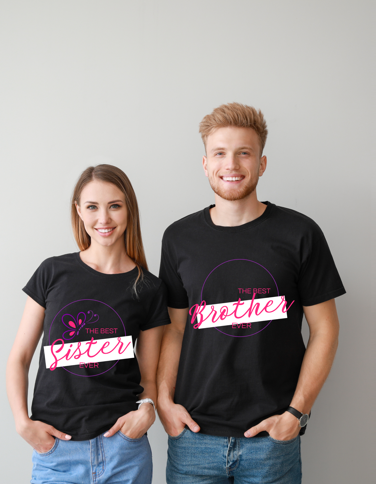 Best Brother Sister Regular Fit Half-Sleeve T-Shirt