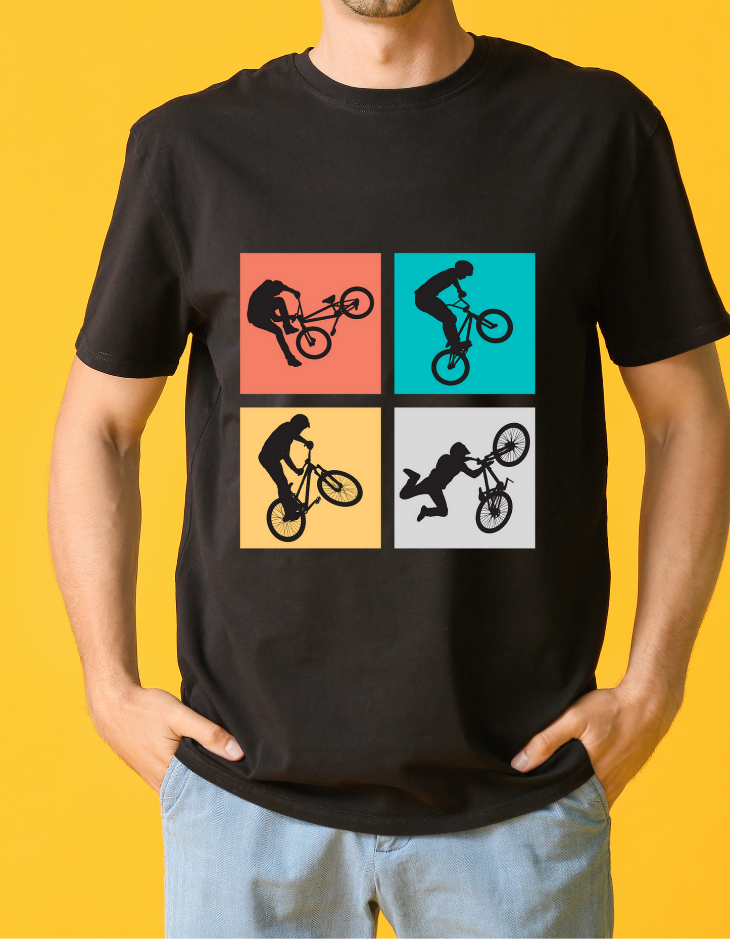 Bmx Half Sleeve T-shirt for Men