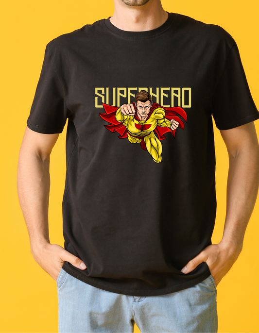 Superhero Half Sleeve T-shirt for Men