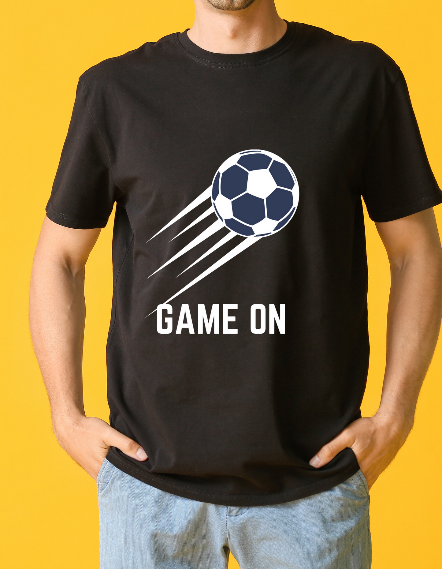 Game on Half Sleeve T-shirt for Men