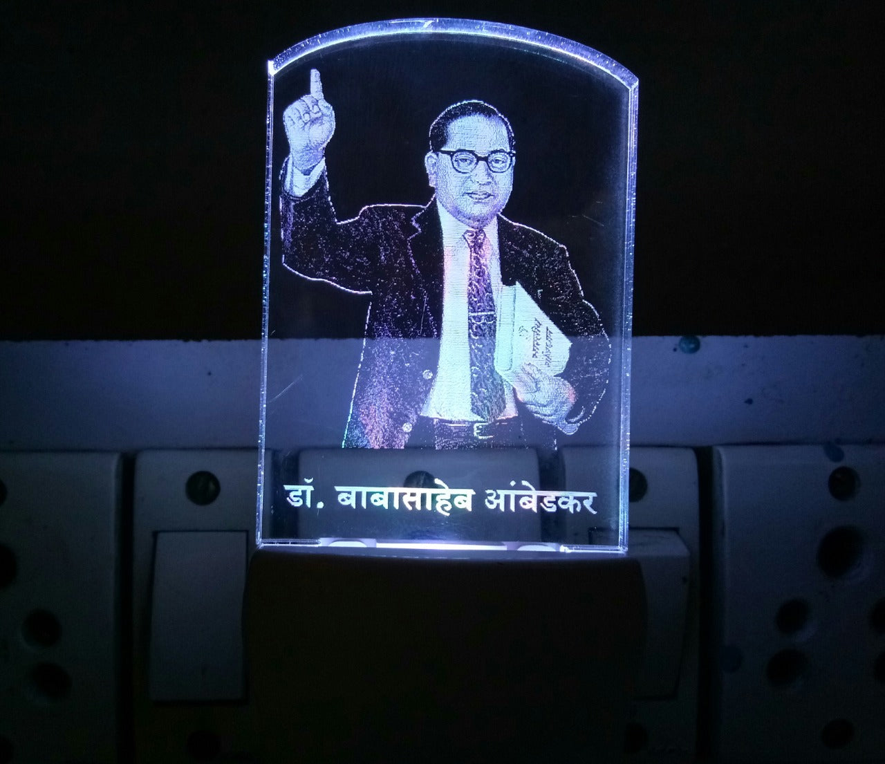 3D "  B. R. Ambedkar  " Beautifully Colour Changing Lamp