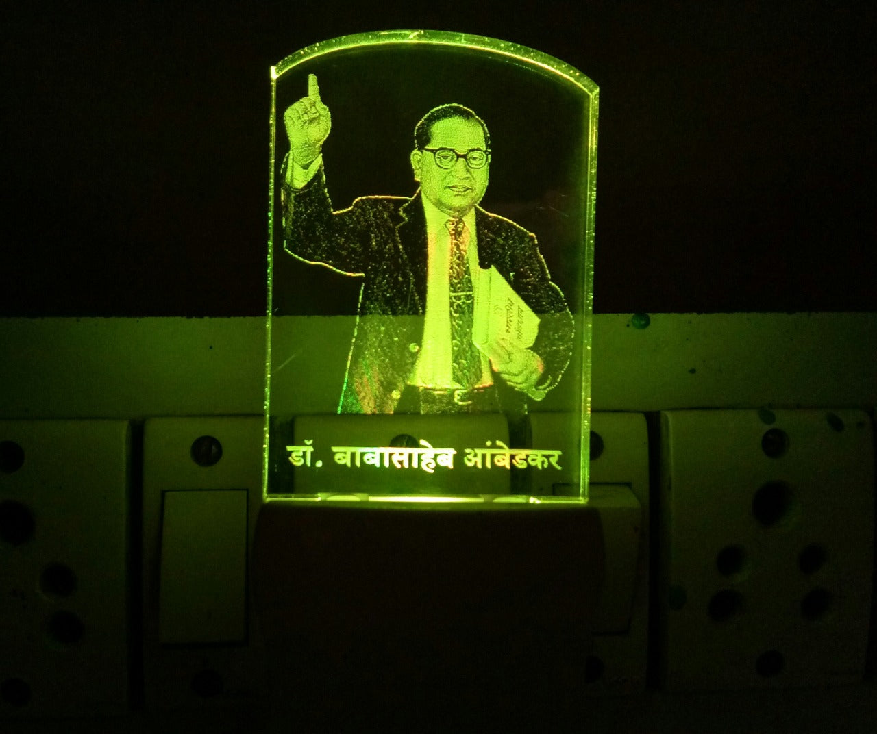 3D "  B. R. Ambedkar  " Beautifully Colour Changing Lamp