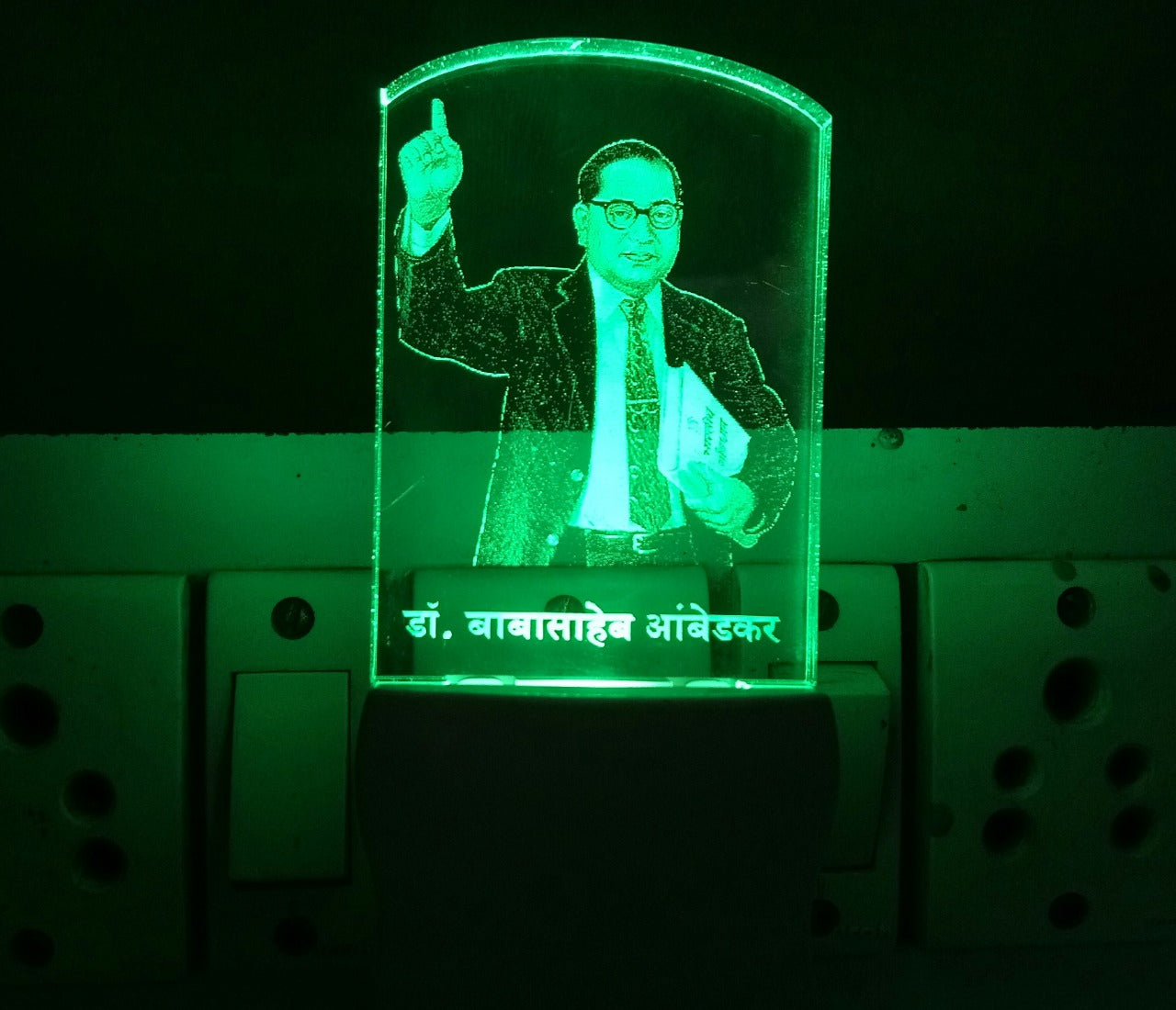 3D "  B. R. Ambedkar  " Beautifully Colour Changing Lamp