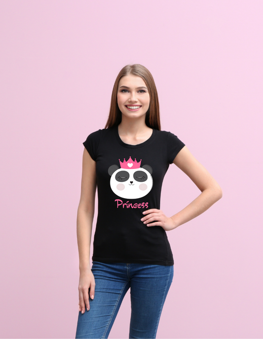 Princess Half Sleeve T-shirt for Women