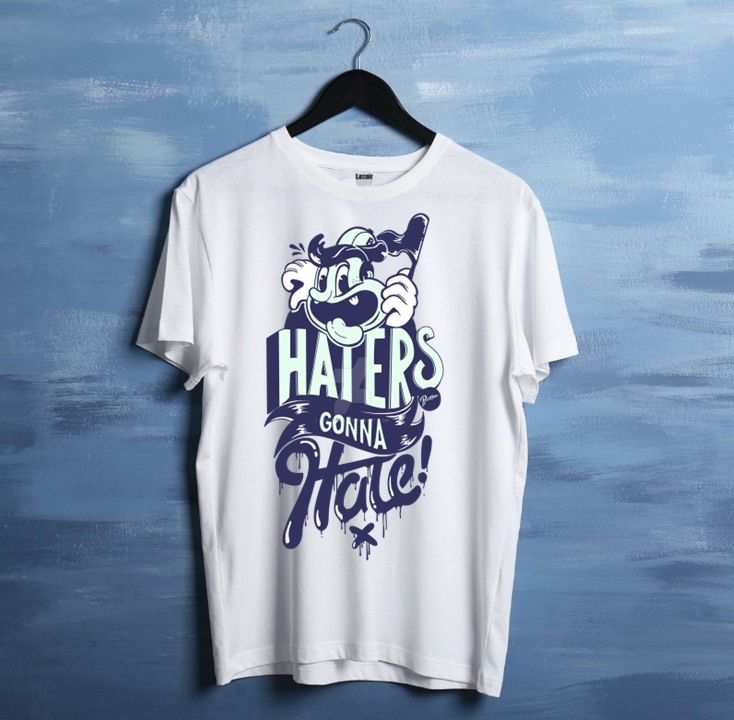 Haters gonna hate Unisex Half Sleeve T-shirt